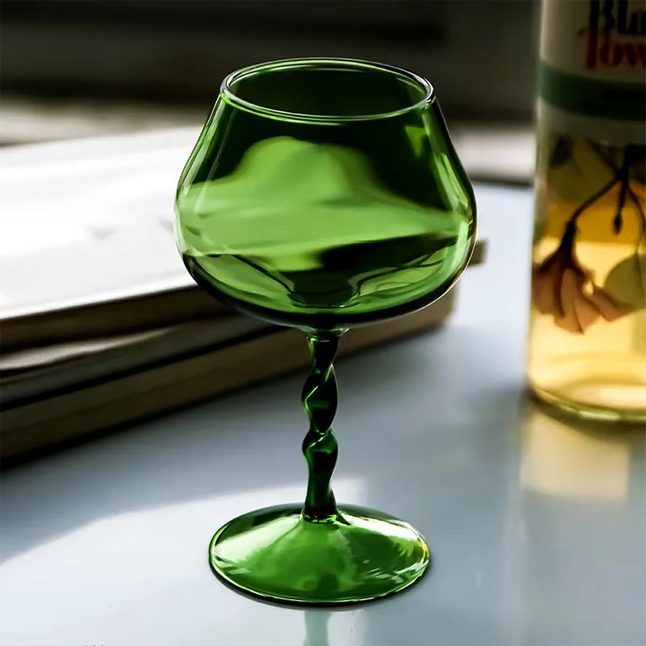 Emerald Green Wine Glasses